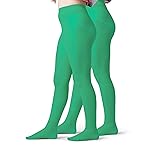 Silky Toes Girls' Opaque Microfiber Tights 1 or 2
