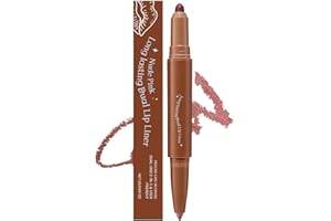 Long Lasting Dual Coloring Stick Lip Liner, 2-In-1 Dual Stick, Satin Finish, Smooth Glide, Powerful Fixing, Smudge-Proof, War