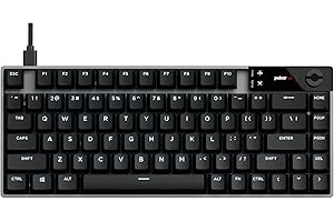 Pulsar Gaming Gears ES HE 70 Hot-swappable RGB Mechanical Keyboard Raesha Hall Effect Switches Aluminum Frame 70% Layout (79 