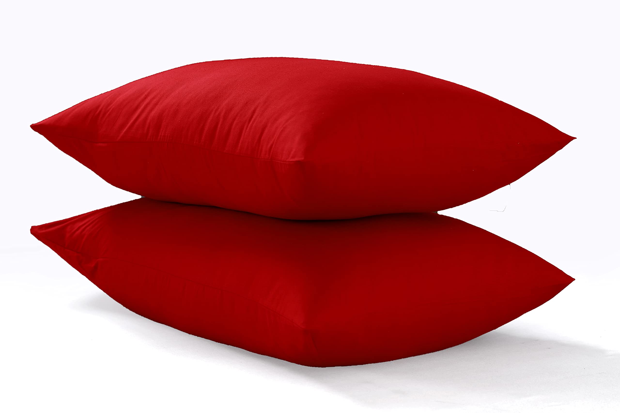 Sapphire collection 300 Thread Count 100% Egyptian Cotton (Pair of Pillowcase, Red) — image 1