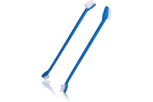 LOVINPUP Double-Sided Dog Toothbrush Set – 2-Pack Cat & Dog Toothbrushes with Soft Bristles – Long Handle & Gentle Cleaning Design for Pet Dental Care, Plaque & Tartar Removal at Home