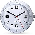 Luminous Wall Clock - 12" Analog Wall Clock with Silent Sweep No Ticking - Round Decorative Wall Clock for Dining Room/Kitchen/School/Office Wall Décor