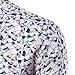 Mada Mens Slim Fit Shirts Checkered Long Sleeve Shirt