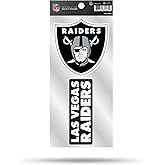 NFL Las Vegas Raiders Double Up Die Cut 2-Piece Sticker Sheet