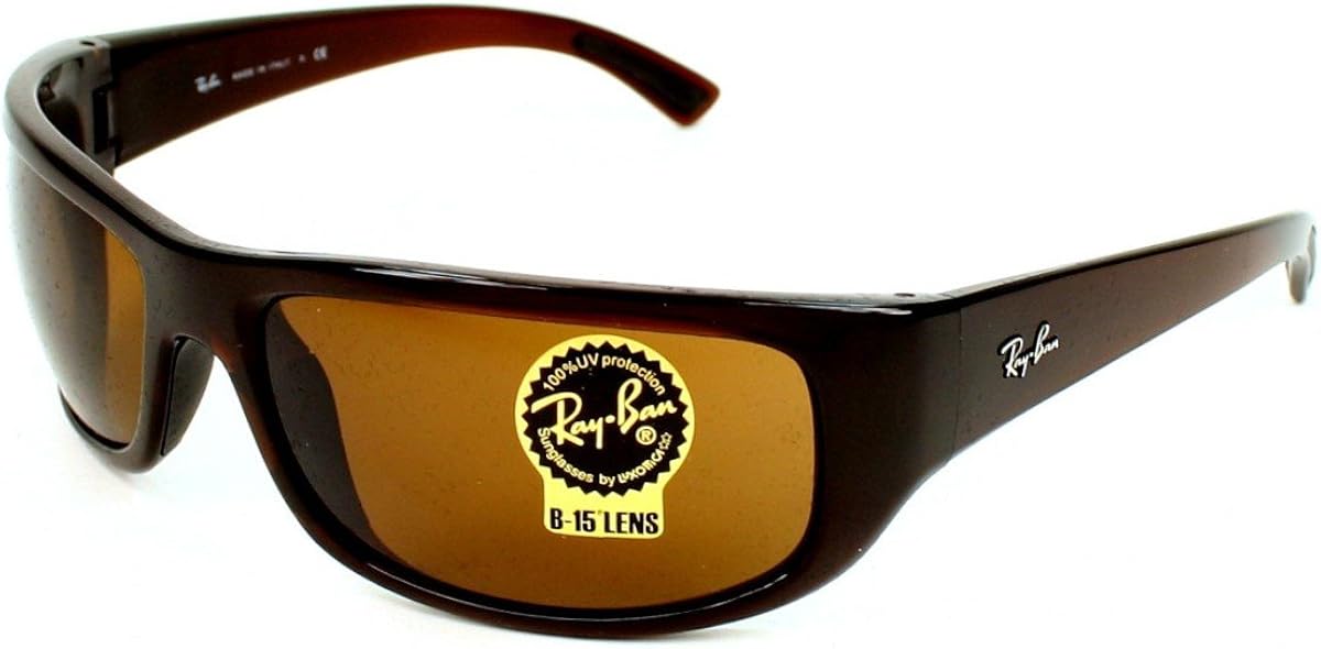 RayBan RB4176 Men's Sports Sunglasses Dark Brown/Crystal