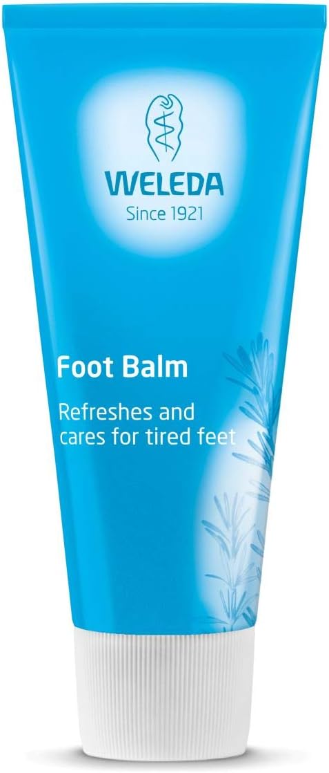 Weleda Organic Foot Balm 75ml for Tired Dry Feet Cools Moisturises Nourishes