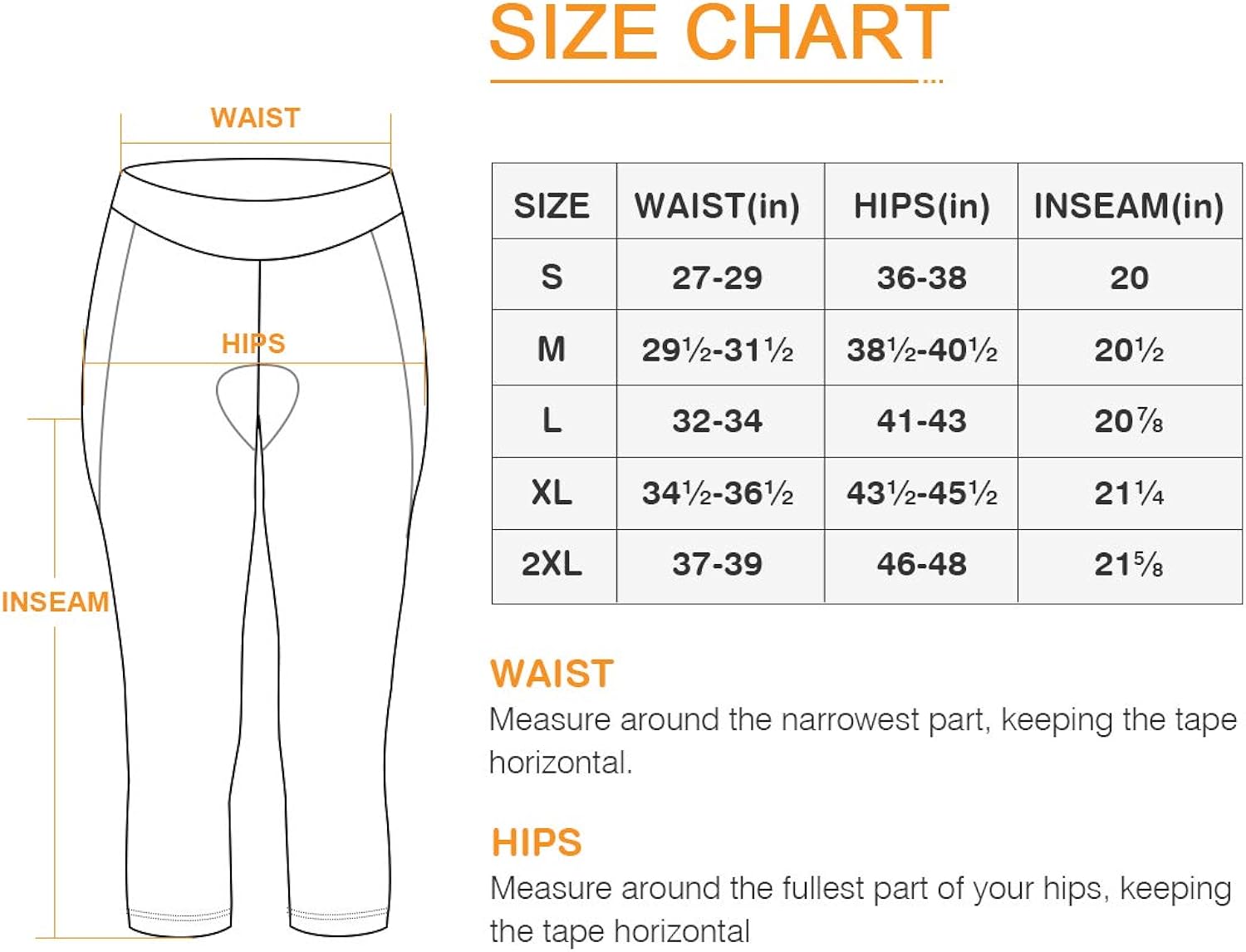 Naviskin Women's 3D Padded 3/4 Cycling Tights Bicycle Bike Riding Capris Pants: Clothing