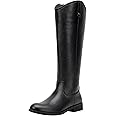 Vepose Women's Knee High Boots 956 Wide Calf Zipper Tall Fashion Boots