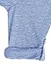Tunic Tops for Leggings for Women, Jazzco Juniors Henley V Neck Cuffed Sleeve Loose Fitting T Shirt Office Tunic(Blue,XX-Large)
