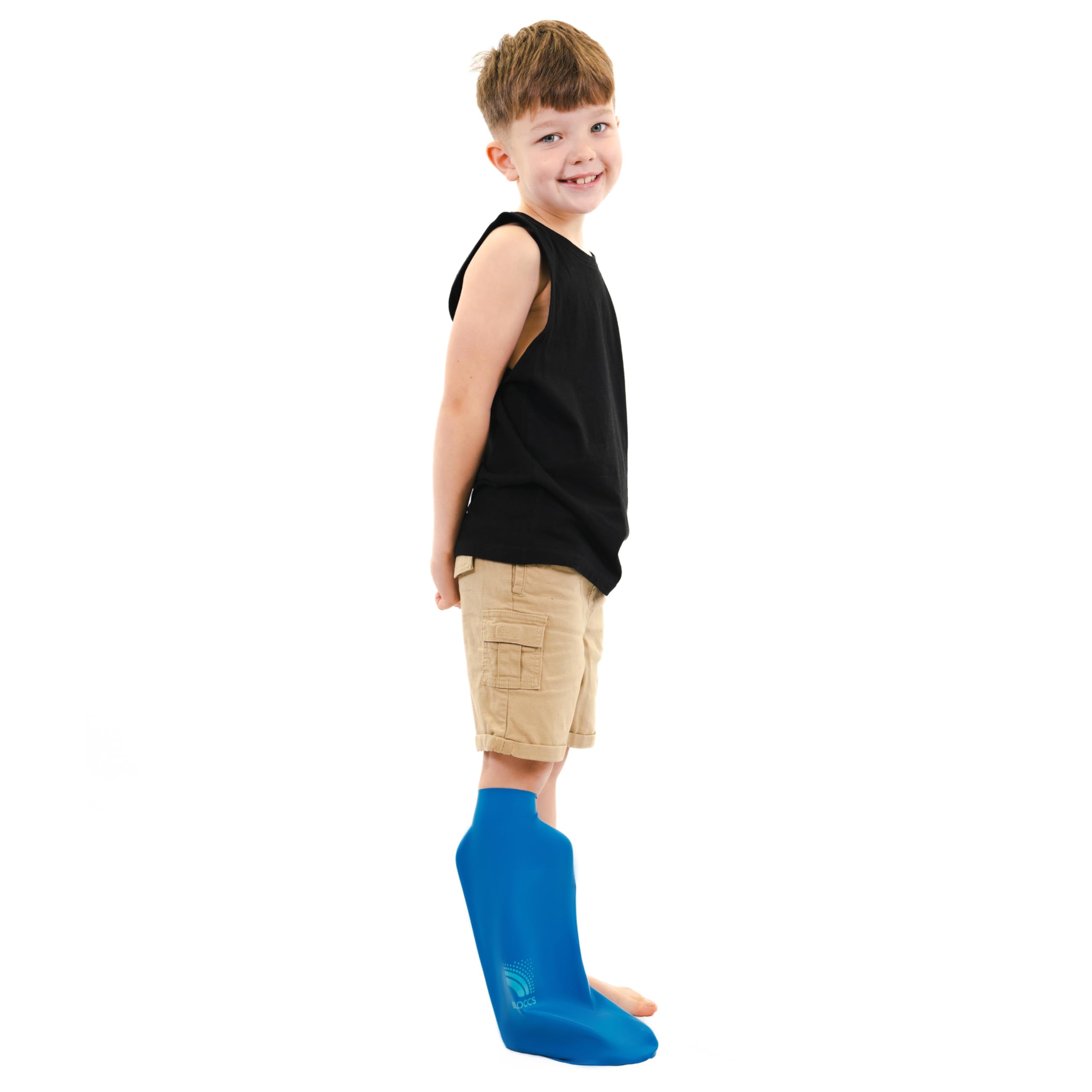 Bloccs Waterproof Cover for Plaster Cast Leg, Swim, Shower & Bathe. Watertight Protector - #CL78-S - Child Leg (Small)