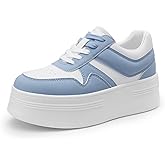 DREAM PAIRS Women's Platform Casual Sneakers