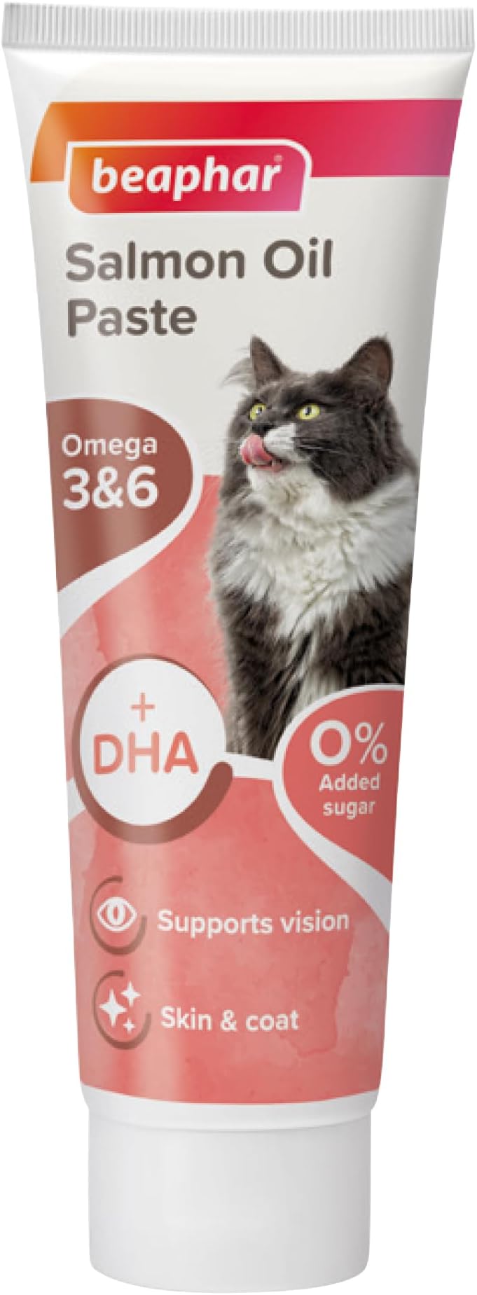 Beaphar Salmon Oil Paste for Cats 100g - Glossy Coat, Vision Support