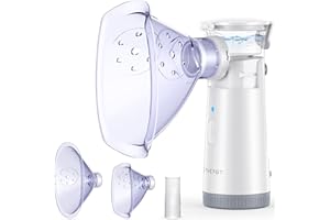 Portable Nebulizer for Adults and Kids,Portable Nebulizer for Travel and Home Use, Handheld Mesh Nebulizer for Breathing Prob