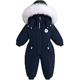 IBOBOOM Baby Snowsuit Toddler Snow Suit Winter Coat Clothes Ski Sled Puffer Jacket 1-4T