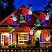 slashome Christmas LED Projector Light with 10 Pattern Waterproof Snowflake Dynamic Slides, Multi
