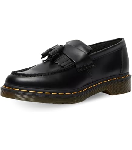 Dr. Martens 黒 ローファー 二重ストラップ Dr Martens☆1461 STUD II☆スタッズ☆3ホール☆兼用 (Dr