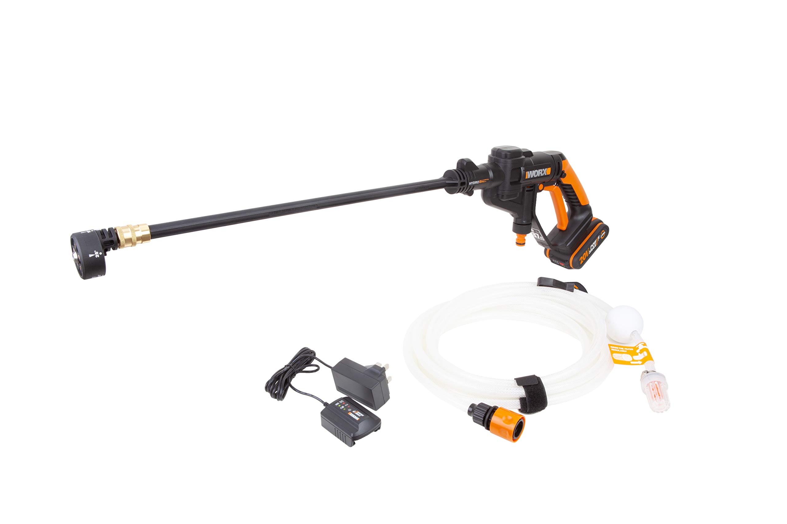 WORX Hydroshot Rotary Cleaning Brush, Quick Snap Connection