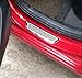 Weigesi Car Stainless Steel Door Sill Scuff Plate for Hyundai KONA 2018-2019