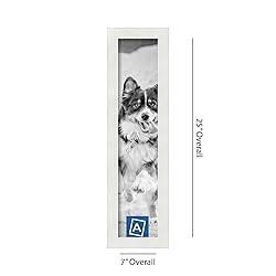 ArtToFrames 5x23 Inch White Picture Frame, This