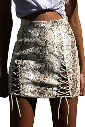 snakeskin skirt amazon