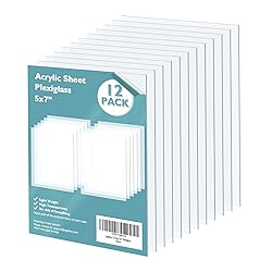 Egofine Plexiglass Sheets Acrylic Sheets 12 Pack of