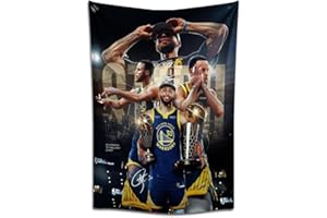 MENKARWHY Basketball Superstar Stephen Curry Signed Wall Tapestry Poster For Kids Fans Bedroom Wall Hanging Decoration-Curry Tapestry For Teen Boy Birthday Party Gifts-70X100CM