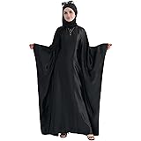 khalat Abaya Muslim Dress Women Satin Prayer Dress