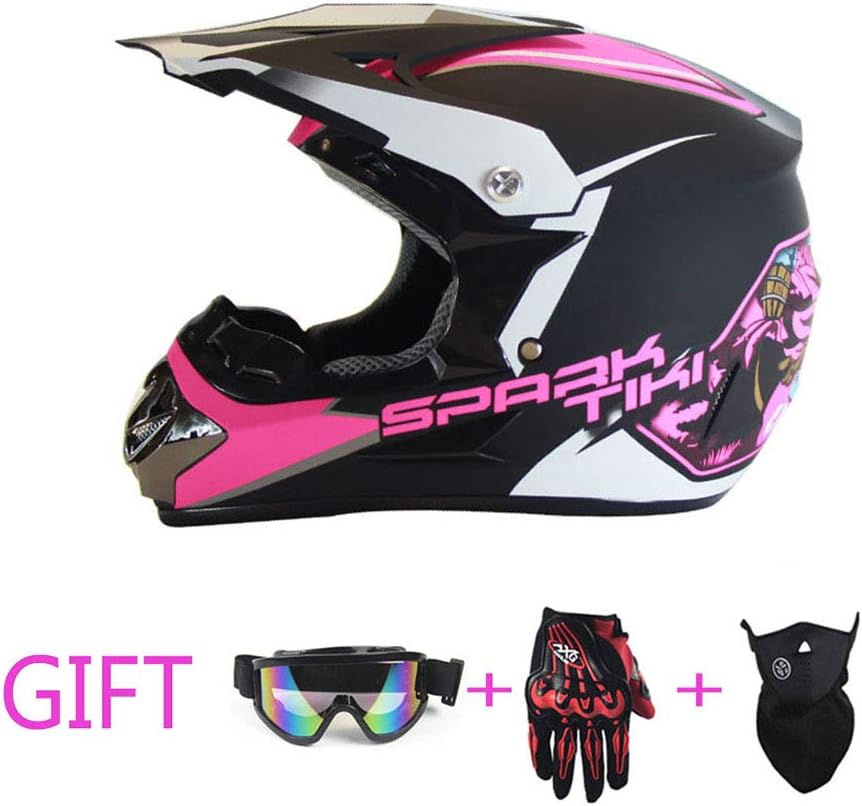 fahrrad crosshelm set mit brille und handschuhe