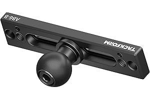 Tackform 6 Gang Auxiliary Switch Panel Controller Mount with 20mm Ball | Compatible with Auxbeam | 6061-T6 CNC Billet Aluminum | NOT Compatible with 1" / B Sized Systems