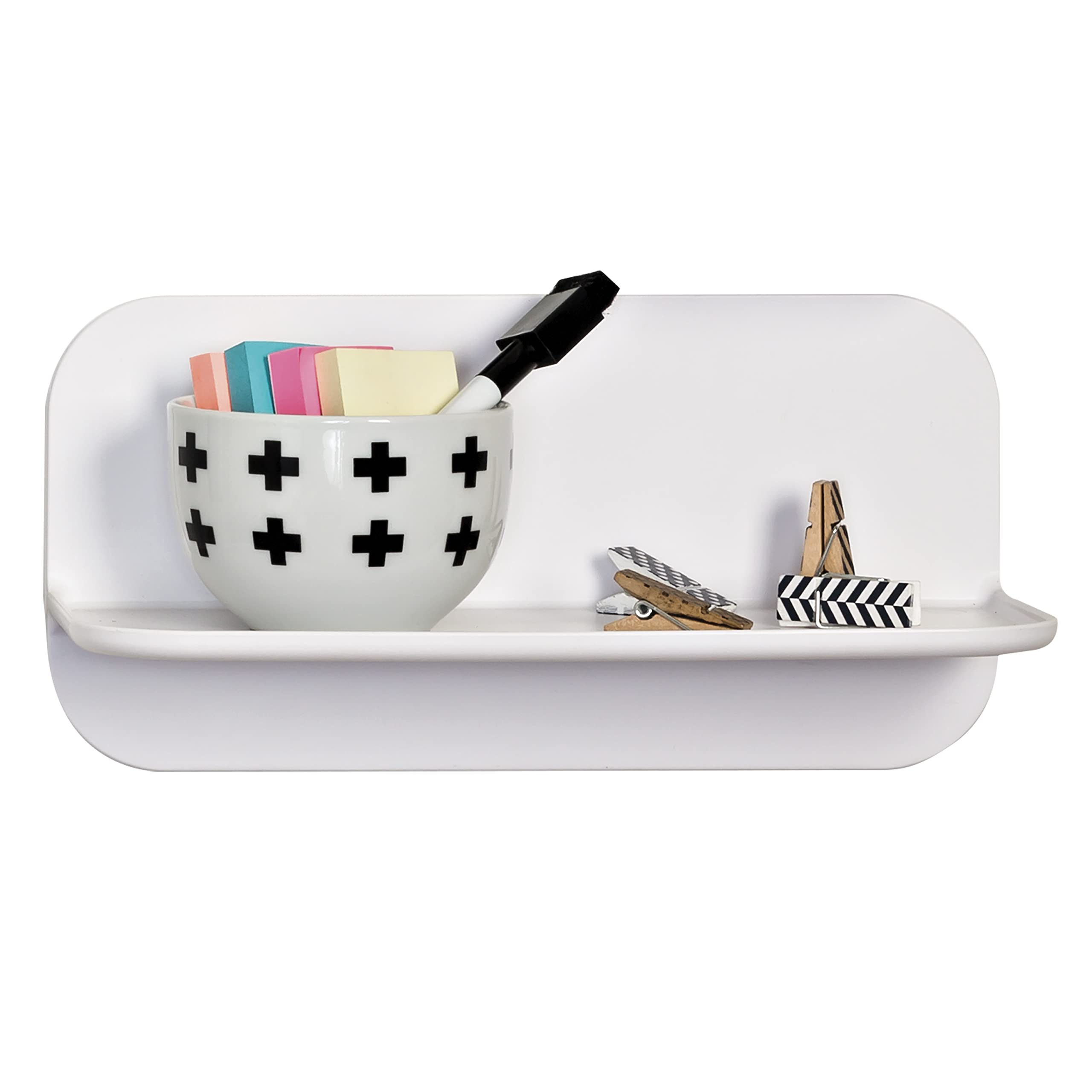 Photo 1 of Honey-Can-Do Perch Shelfy White PER010 White
