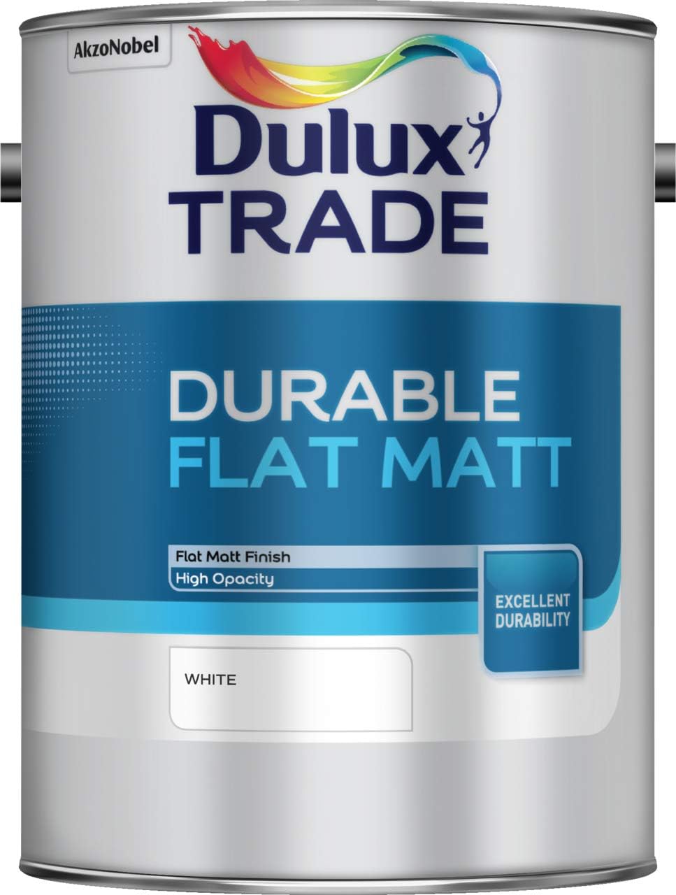 DuluxTrade Durable Flat Matt White 5L