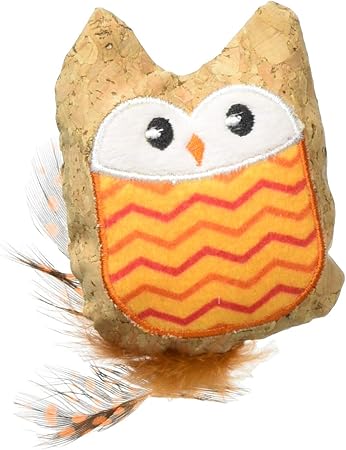 Amazon スーパーキャット 猫用おもちゃ おててじゃらし ふくろう オレンジ Jf 03 スーパーキャット Super Cat 猫じゃらし 羽のおもちゃ 通販