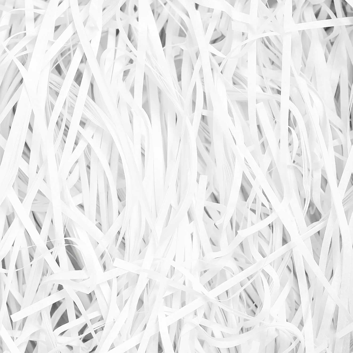 Emartbuy White Shredded Paper 500 grams – Soft Tissue Gift Filling for Hampers, Packaging & Crafting | Lightweight Crinkle Paper for Gift Boxes, Baskets, Parcels & Decorations