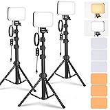 NEEWER BASICS LED Video Light Panel Lighting Kit, 3