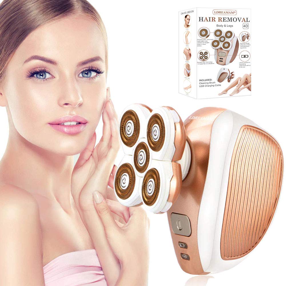 Electric Shaver Body Hair Trimmer Epilators For Women Wet Dry Skin