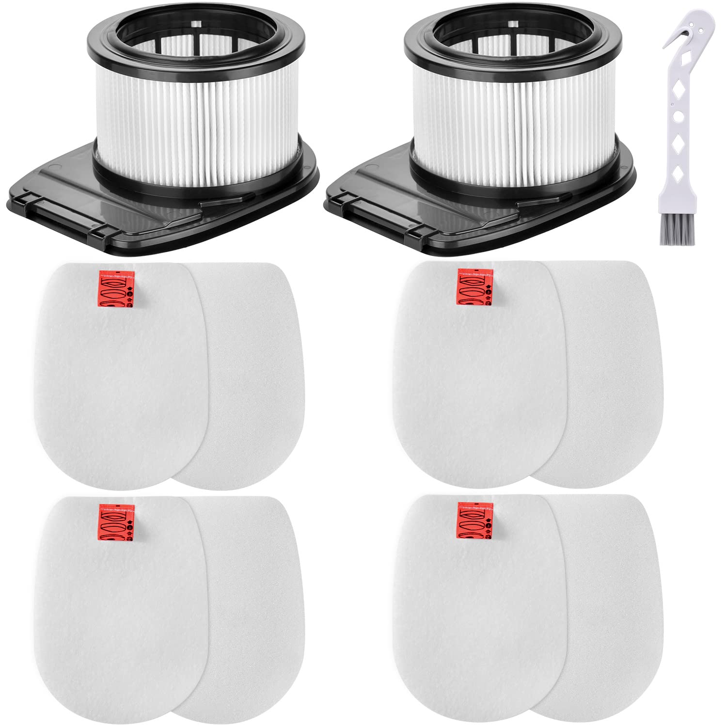 IZ300UKT Filters Set for Shark IZ300, IZ300UK, IZ300UKT, IZ320 IZ320UK, IZ320UKT Anti Hair Wrap Cordless Vacuum Cleaners Pre-Motor Foam&Felt IZ Series Filters