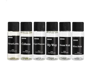 BNVVT Hotel Collection Fragrance Oil Set (6 x 20ml) – Luxury Aroma Oils for Diffuser, Inspired by Iconic 5-Star Hotels – Prem