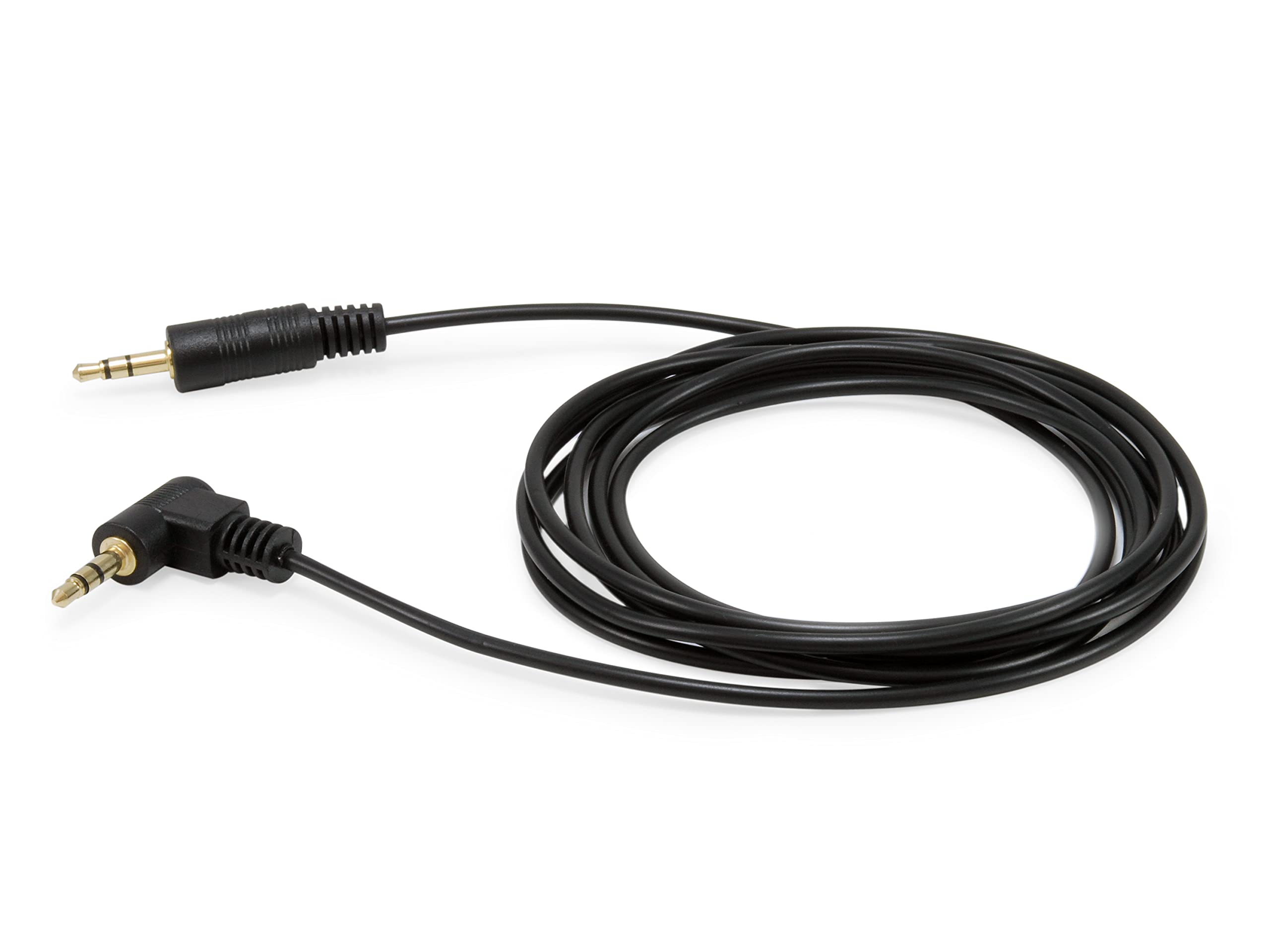 Equip 147084 Audio Cable/3.5mm Male to Male Stereo Audio Cable Angled 90 Degree Male/Black