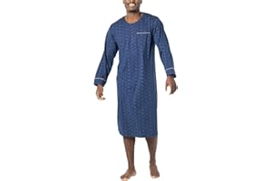 PajamaGram Flannel Night Shirts For Men - Mens Long Nightshirts