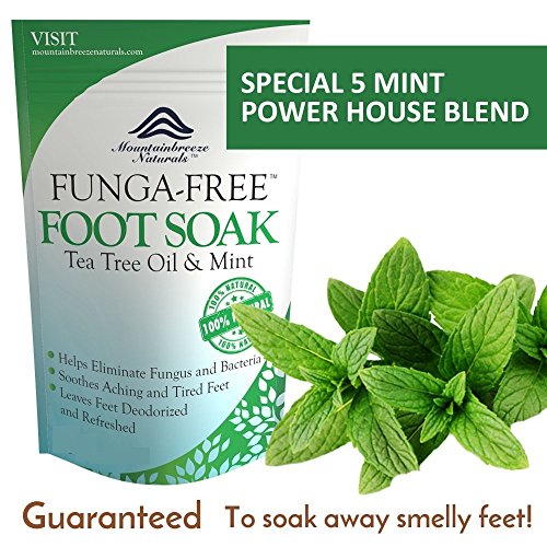 Tea Tree Oil Foot Soak With Epsom Salt, Antifungal Foot Soak Helps Away
