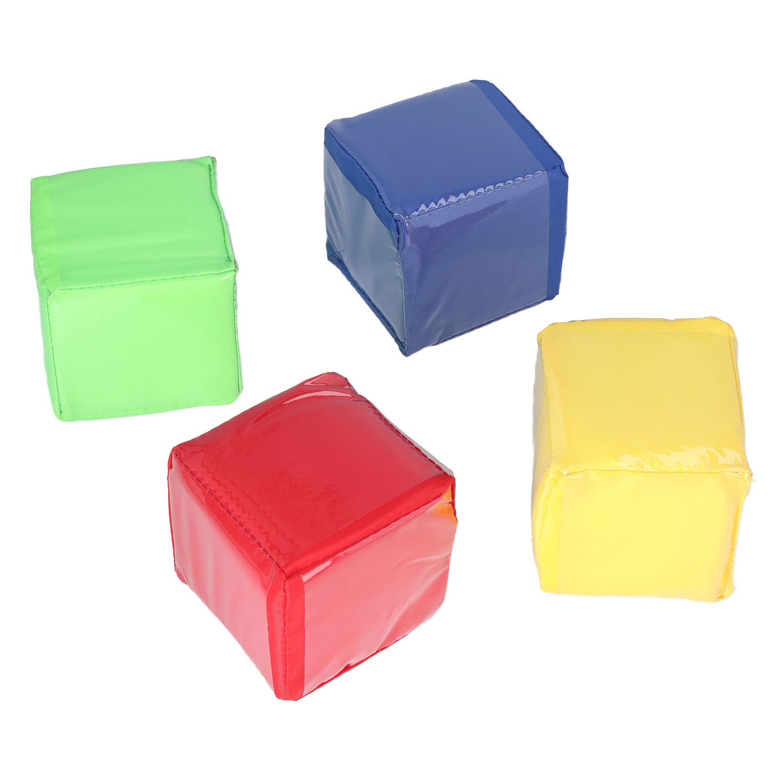 4Pcs Pocket Story Dice for Kids, Soft Dice with Pockets Learning Dice Set DIY Education Playing Game Dices Set for Kids Infant Early Learning Teaching Stacking Blocks Toys