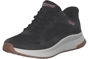 Skechers Womens Hands Free Slip-ins Bobs Squad 4 - Staple Look Sneaker