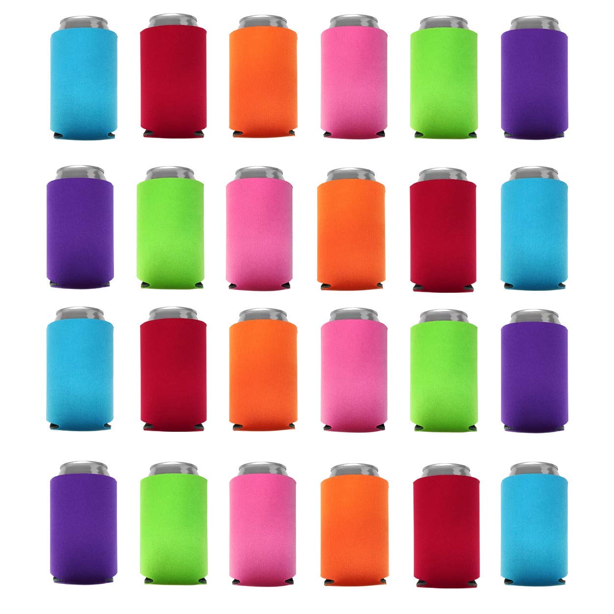 Can Cooler Sleeves Blank Poly Foam (48, Multi)