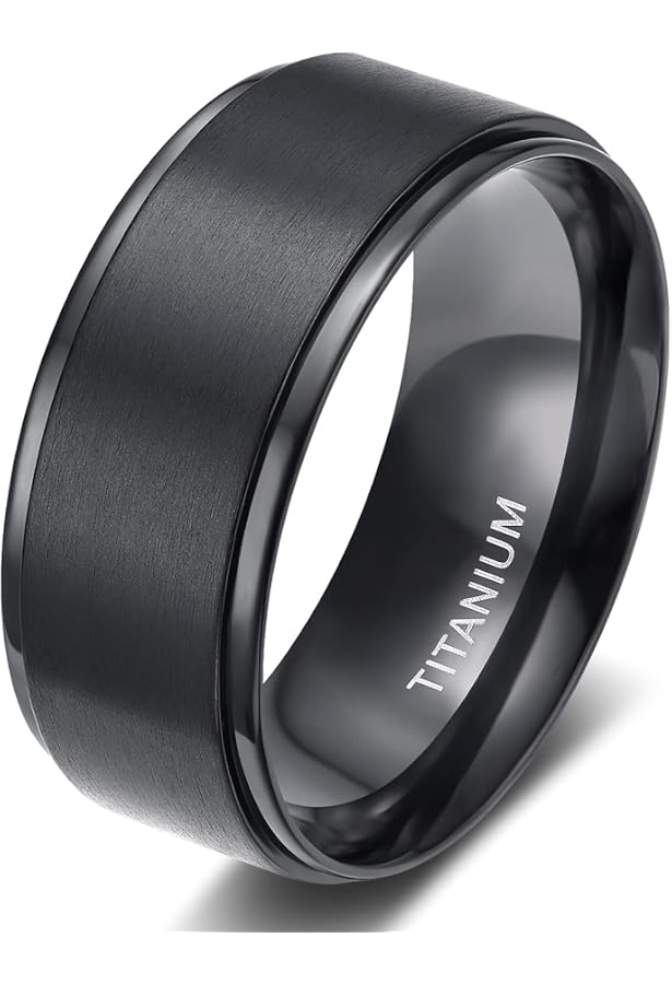 Bague Alliance Homme/femme En Titane Plaqué Or Et Argent - Largeur 7 Mm - Confortable Et Polie - Marque King Will