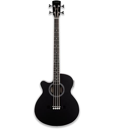 Amazon.com: Left-handed 4 String Electric Acoustic Bass spruce top