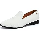 UUBARIS Mens Dress Loafers Tuxedo Suit Slip on Shoes