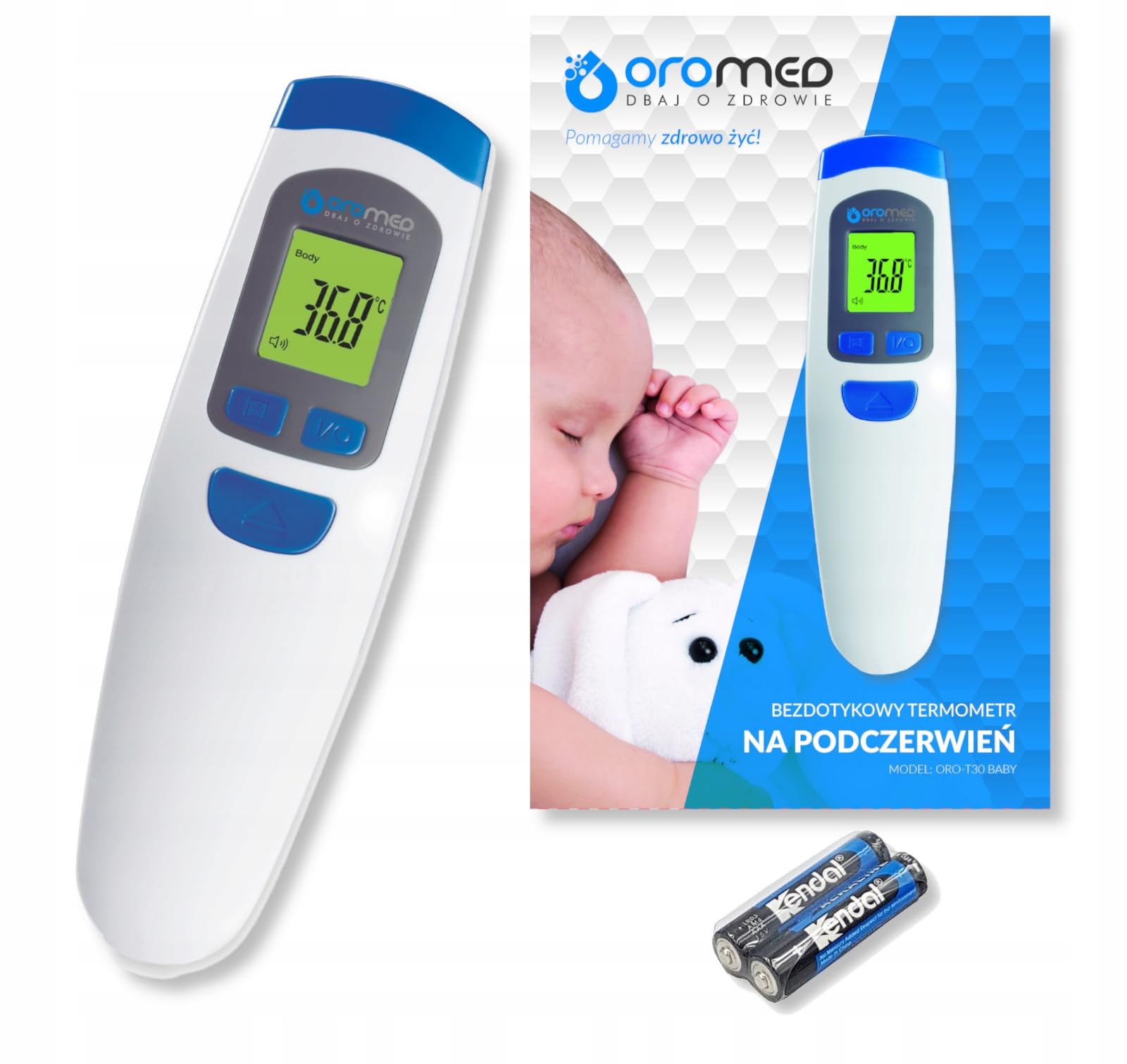 OROMED Electronic Thermometer Touchless Infrared ORO-T30 Baby
