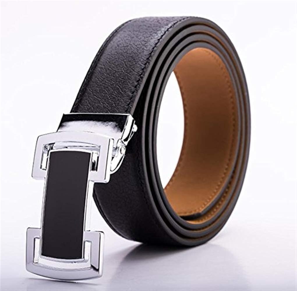 Men'S Belt Slide Buckle Leather Belt Wild Adjustable Quali Casual Belt Daily Ts Amazon.co.uk