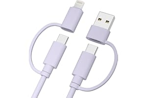 Elebase for iPhone 17 Pro Max Charging Cord 6.6FT,4 in 1 Multi Charger Cable,60W Fast Charging USB C Cable with USB/Lightning