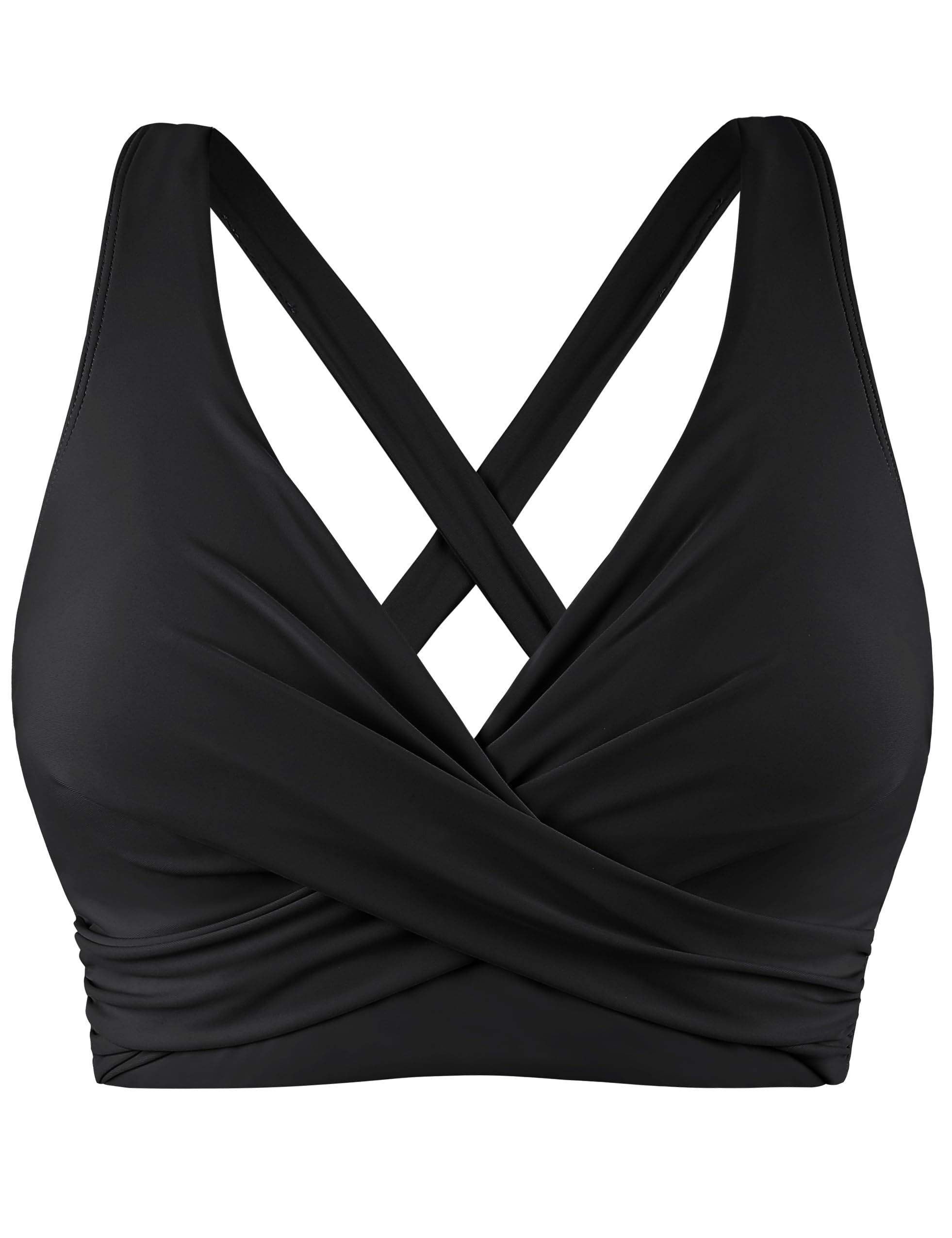 Photo 1 of Mycoco Underwire Bikini Tops for Women Bathing Suit Top for Large Bust Push Up Bathing Suit Tops Adjustable Women Swim Tops Black US 10